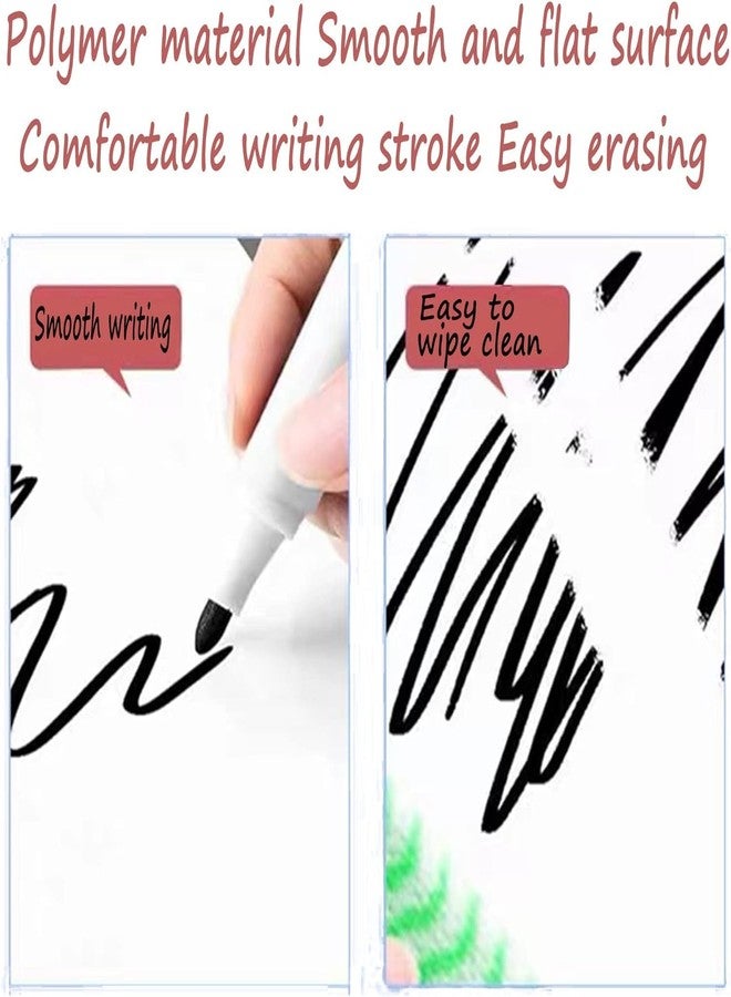 لوكزر ملصق السبورة البيضاء القابل للمسح الجاف من لوكزر 60 × 200 سم - ملصق حائط ذاتي اللصق وقابل للإزالة وإعادة الاستخدام للأطفال والمنزل والمكتب والمدرسة | سطح قابل للكتابة مع قلم مجاني - مقاوم للماء وسهل التنظيف. - Image 5